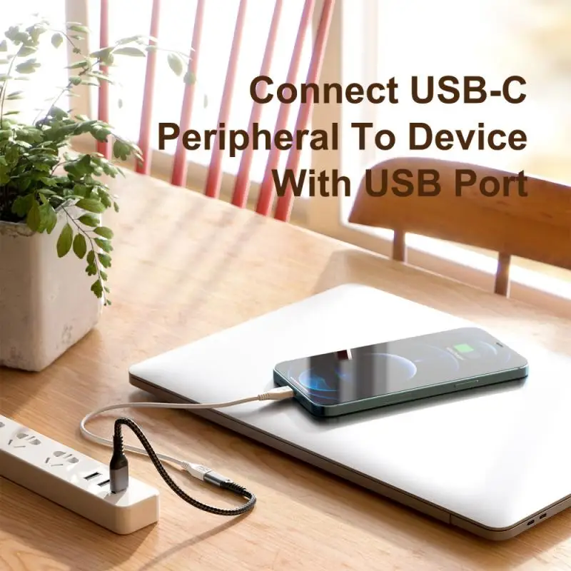 Новинка 2021 адаптер USB C к OTG Переходник Type папа 3 0 2 мама для Macbook Pro Samsung S20 | Мобильные