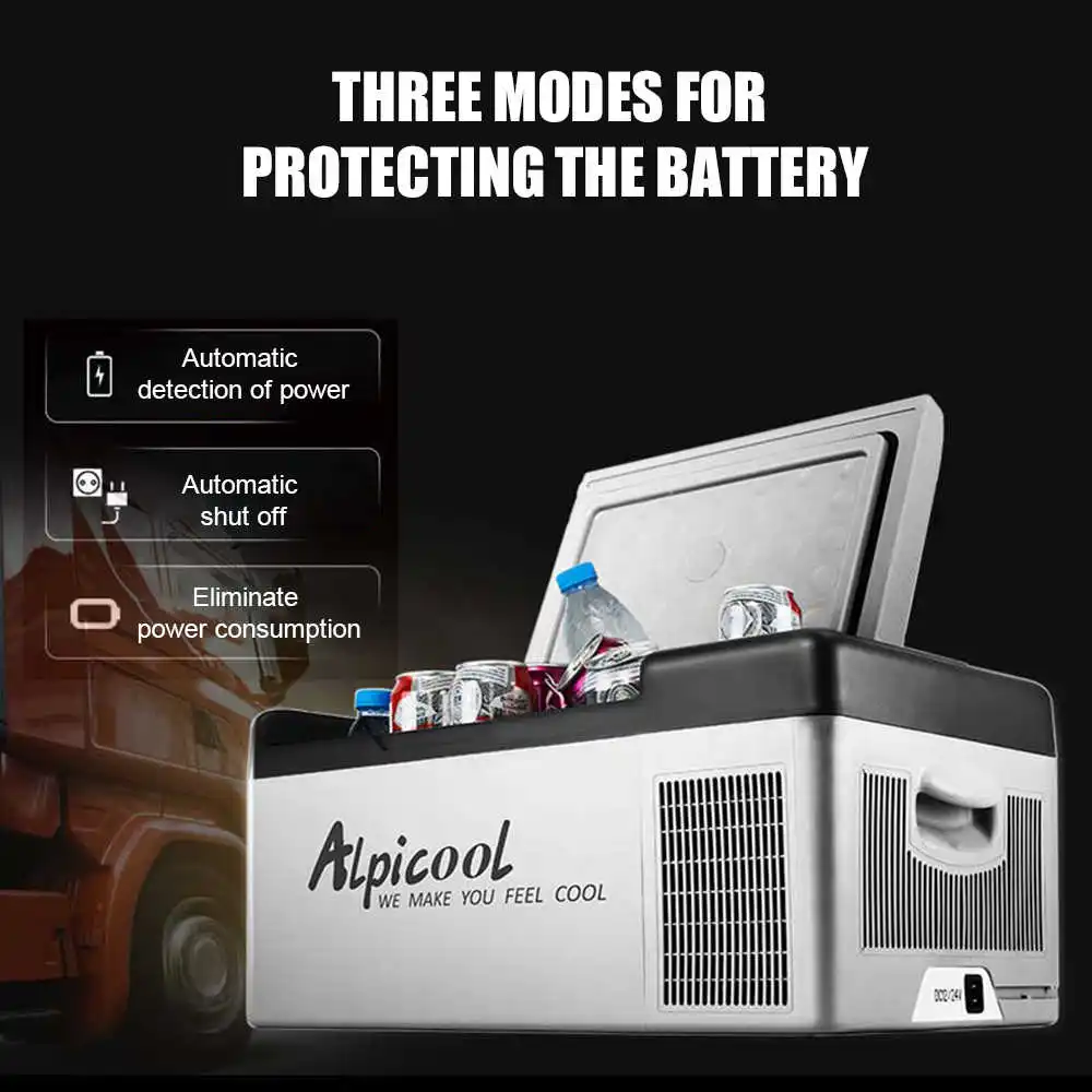 

Portable DC 24V 12V Car Refrigerator Freezer Cooler 25L Auto Fridge Compressor Quick Refrigeration Home Picnic Icebox