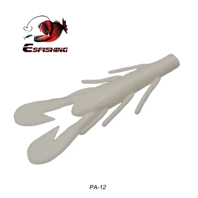 ESFISHING новая приманка для рыбалки Мягкая приманка Vibe Craw 8 шт. 85 мм 6 г рыболовные приманки воблер гольян Мягкая приманка для троллинга - Цвет: PA12