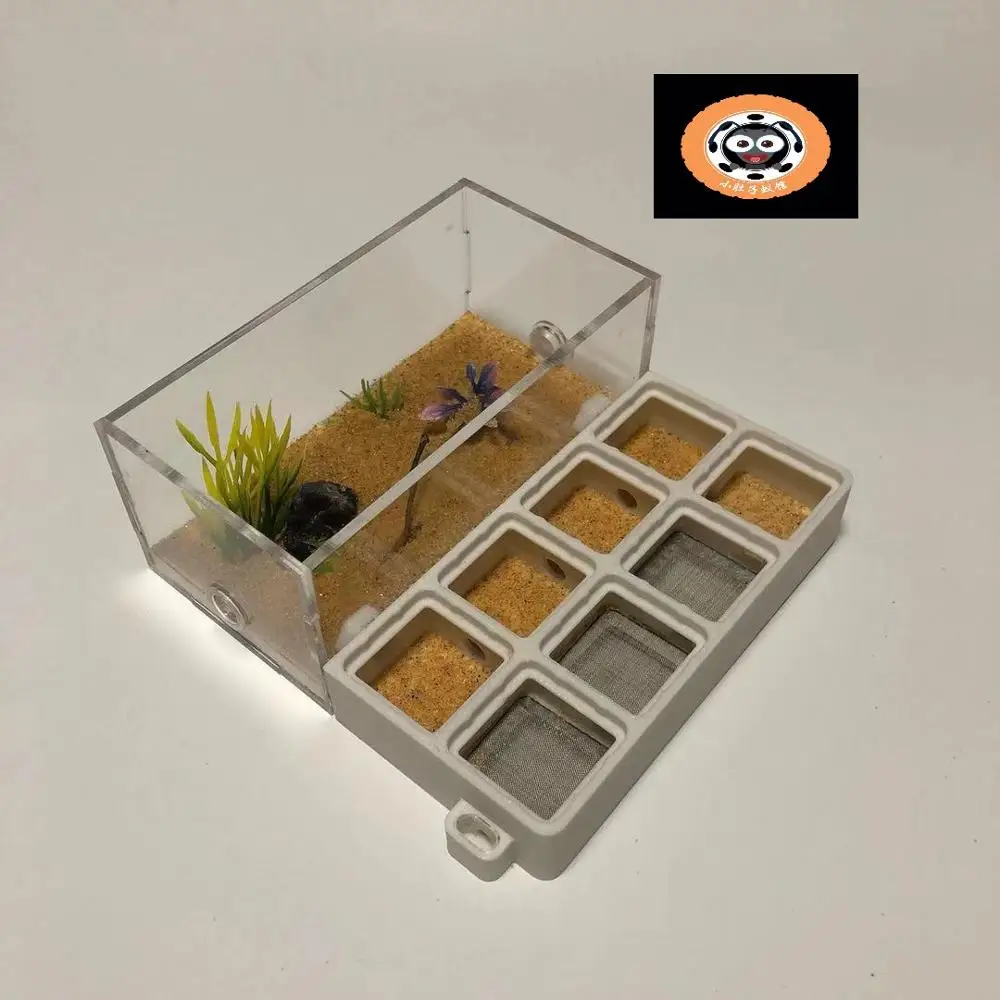3D печать PLA Ant Nest новые муравьи фермы плоские акриловые муравьи мастерские насекомые клетки граня де гормигаз nid fourmis вилла ПЭТ мания