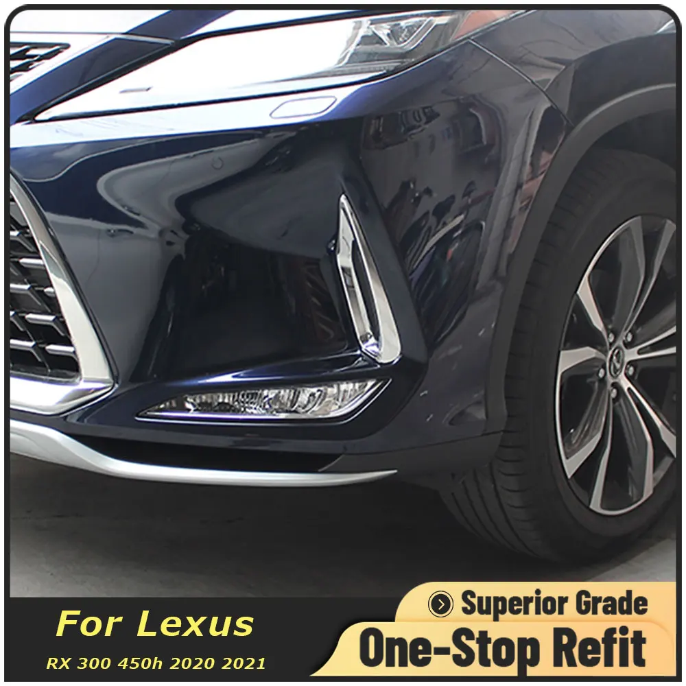 2020 для Lexus RX 300 450h Хром Передняя противотуманная фара Противотуманные фары лампа