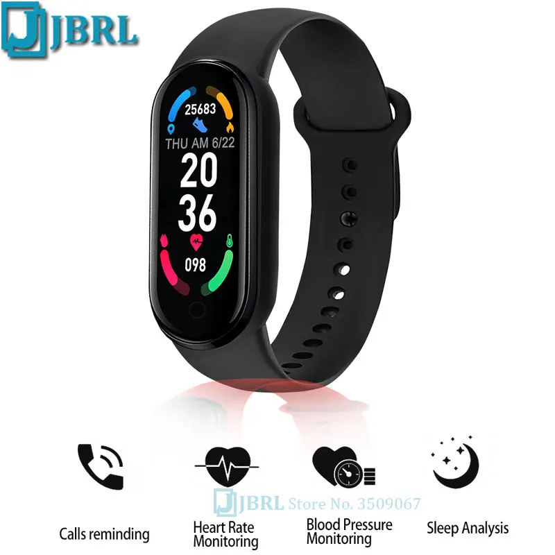 M6 Children Smart Watch Kids For girls boys Heart Rate Monitor Smartwatch Fitness Tracker Smartband Electronics Android IOS | Электроника