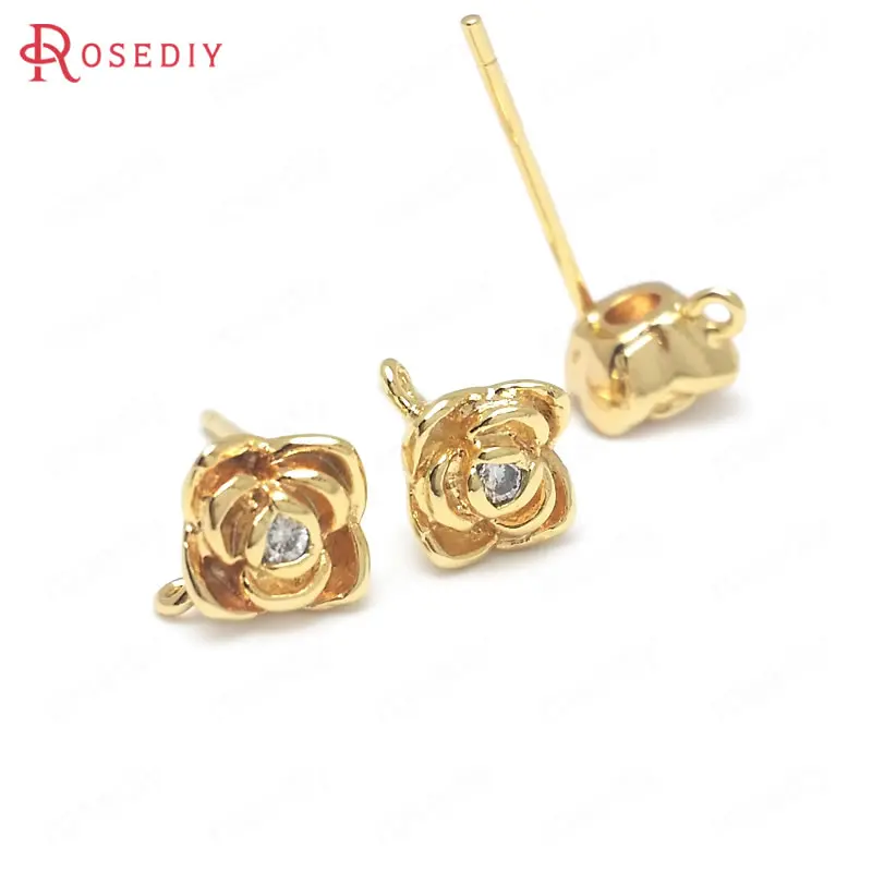 

Серьги-гвоздики из серебра 6,5 пробы с фианитами, 6,5x925 мм