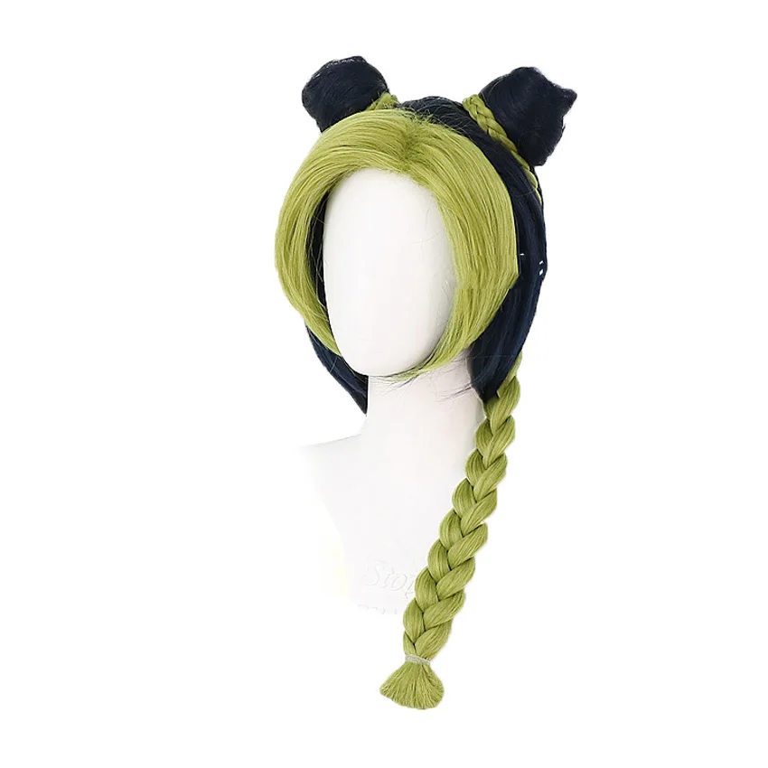 Парик JOJO/Jolyne Cujoh из аниме Невероятные приключения Джоджо для унисекс Хэллоуин