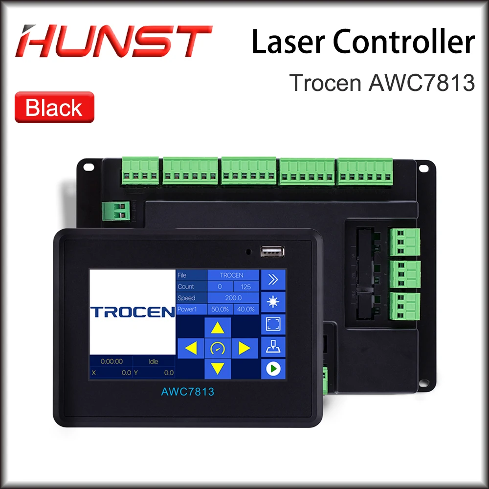 

Hunst CO2 Laser Controller Board Trocen AWC7813 AWC708S CNC Control Motherboard System For Laser Cutting Machine