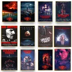 Настенный постер очень странные дела, классическое украшение для дома в американском стиле, постер для спальни, гостиной, бара, дивана