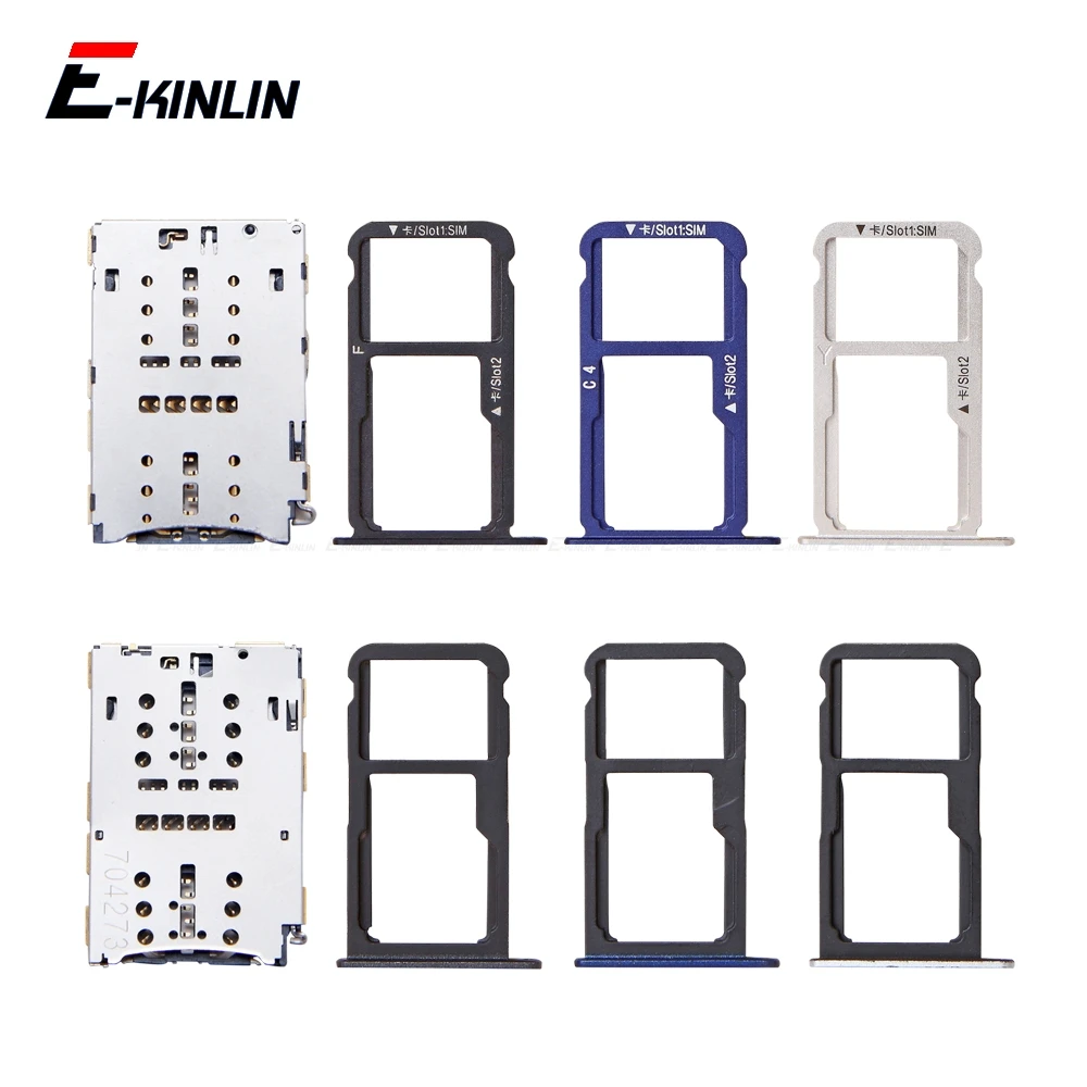 Гнездо для Sim-карты, гнездо, разъем, адаптер Micro SD для HuaWei Honor 8 Pro Lite FRD-L09 L19 L14 L04 AL00 TL00 AL10