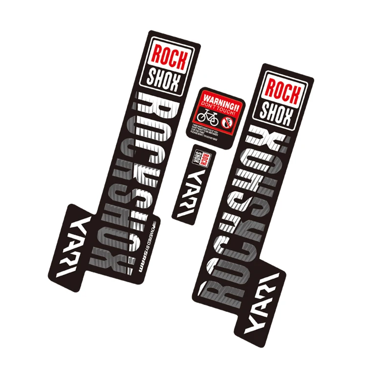 Велосипедные виниловые наклейки ROCKSHOX YARI сменные на переднюю вилку для горного