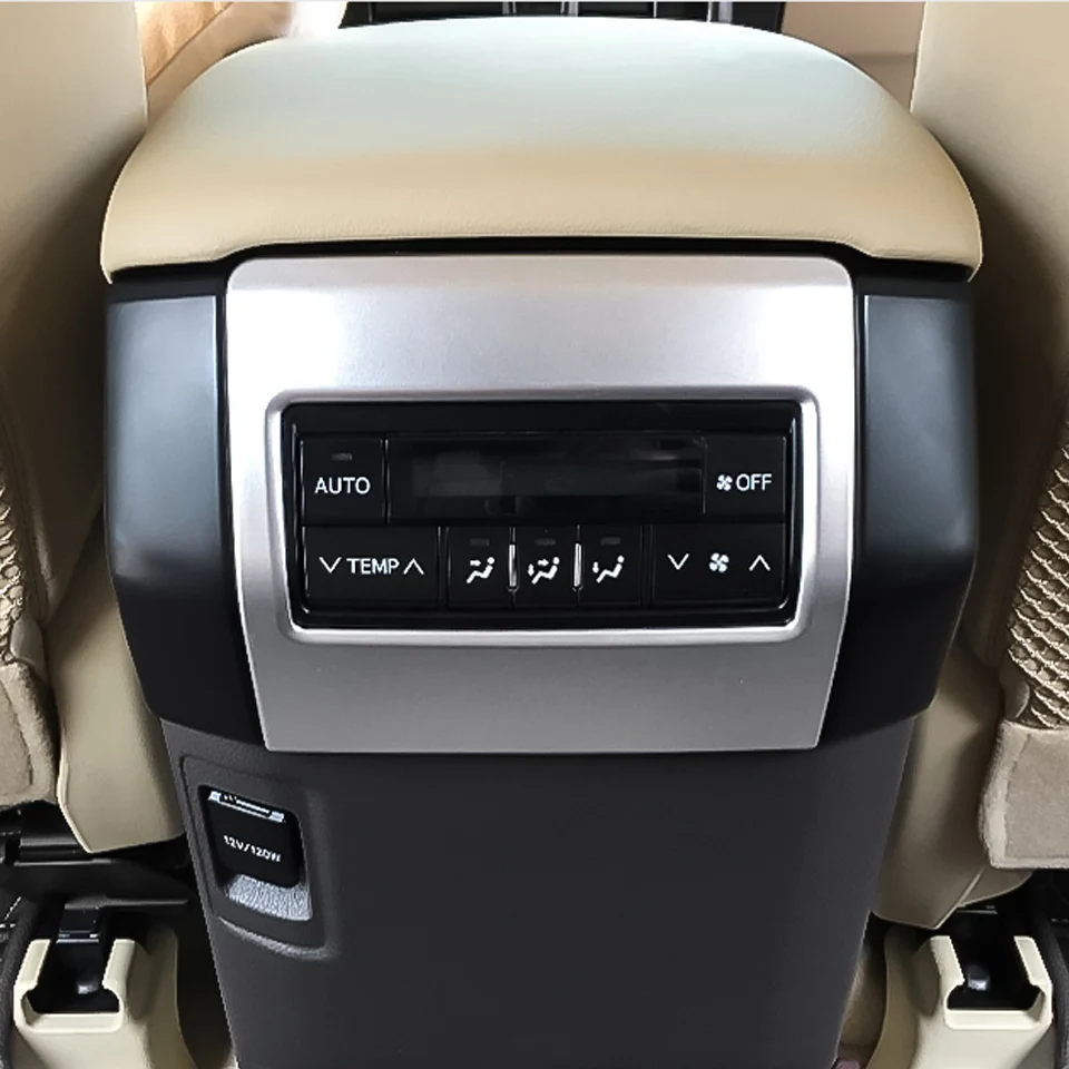 Для Toyota Land Cruiser Prado FJ150 2010 - 2017 ABS хромированный задний кондиционер вентиляционное