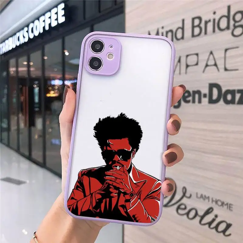 

Rapper The Weeknd XO Phone Cases matte transparent For iphone 7 8 11 12 plus mini x xs xr pro max cover