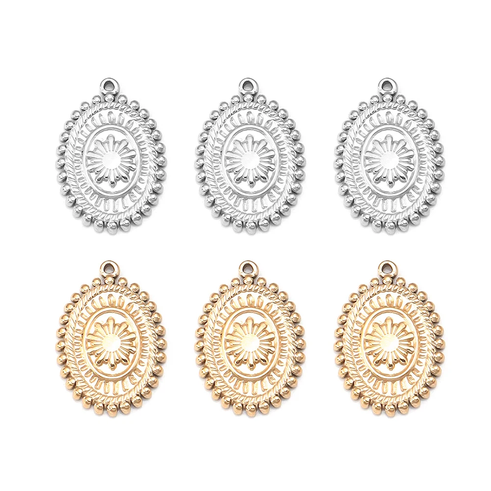 

Подвеска в виде солнца из нержавеющей стали, 2 шт./лот, 19,5x13,5 мм, золотой, серебряный цвет, Очаровательное ожерелье хорошего качества, материа...