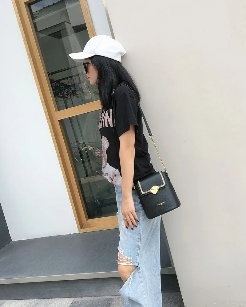 

Small bag Genuine Leather shoulder Bag Flap Crossbody MINI bag for women girls cowskin green red