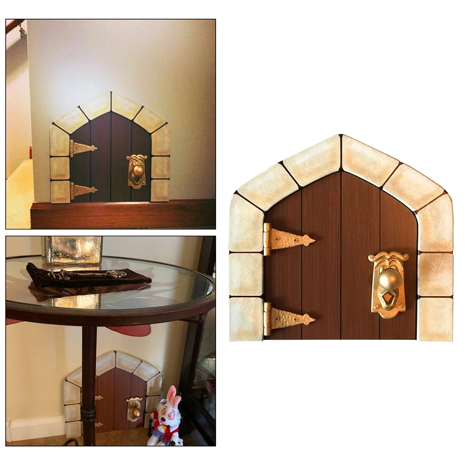 Мини сказочная дверь двор садовая скульптура Статуэтка для детской комнаты