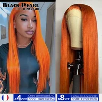 brazilian straight human hair wigs orange color bob wig 4x4 lace closure wigs highlight wig blonde wig human hair pink wig