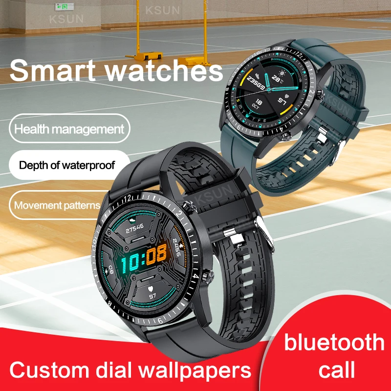 Смарт часы KSUN KSR935 мужские спортивные с поддержкой Bluetooth и