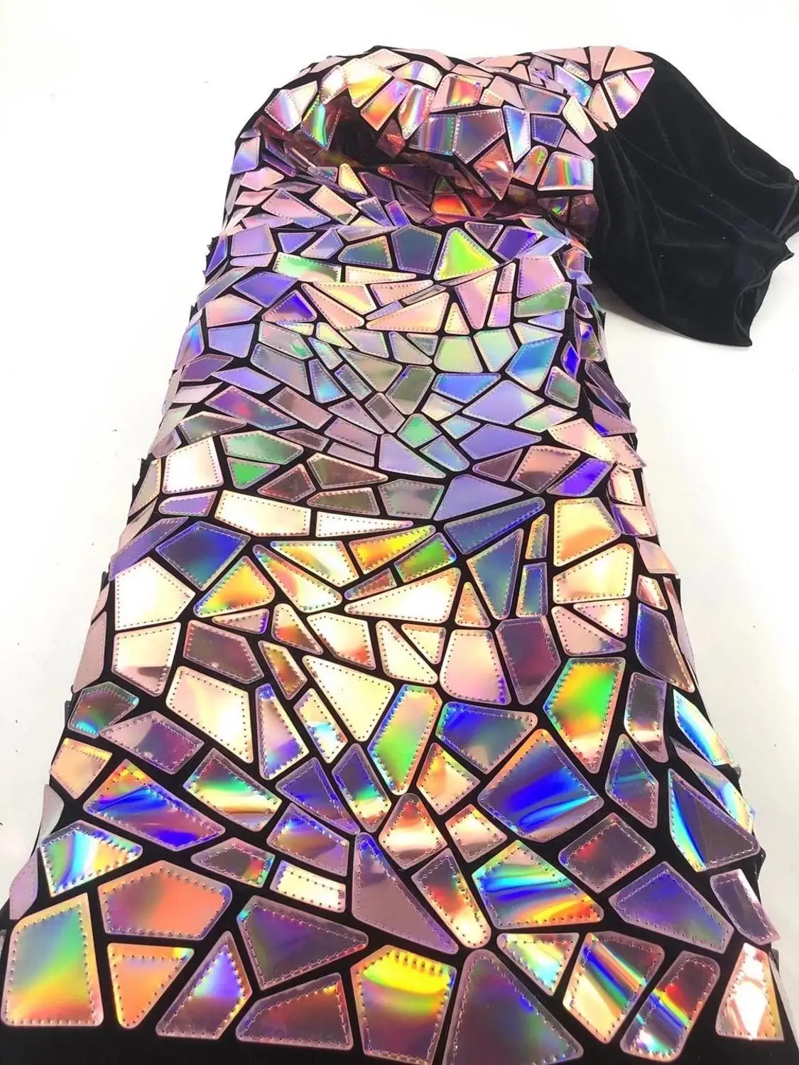 

Бархатная кружевная ткань в африканском стиле, 2020 кружева, высокое качество, роскошный нигерийский бархат, кружевная ткань с блестками, выш...