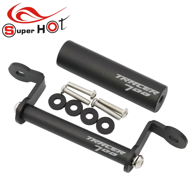 motorcycle accessories for yamaha tracer700 tracer 700 2018 2020 2021 front mid navigation bracket gps mobile phone charging free global shipping