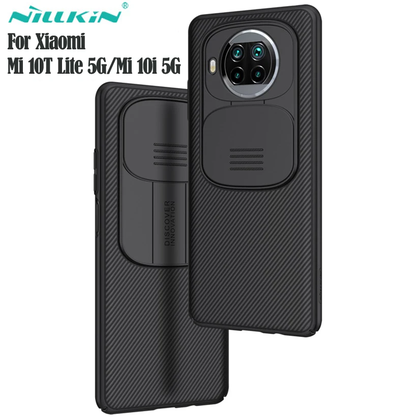 For Xiaomi Mi 10T Mi10T Pro 5G Case NILLKIN CamShield Cases Slide Camera protector Privacy Back Cover For Mi 10i Mi10T Lite 5G
