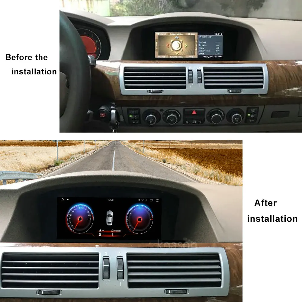 Автомобильный мультимедийный плеер Android 10 0 Qualcomm экран 8 дюйма GPS-навигация для BMW 7