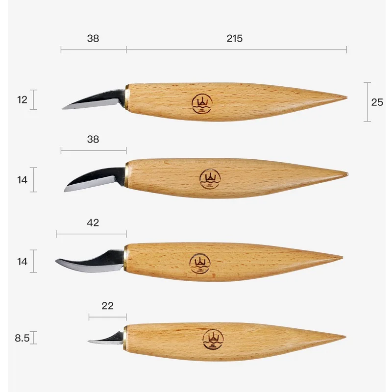 4 шт./компл. ножи для резьбы по дереву | Инструменты