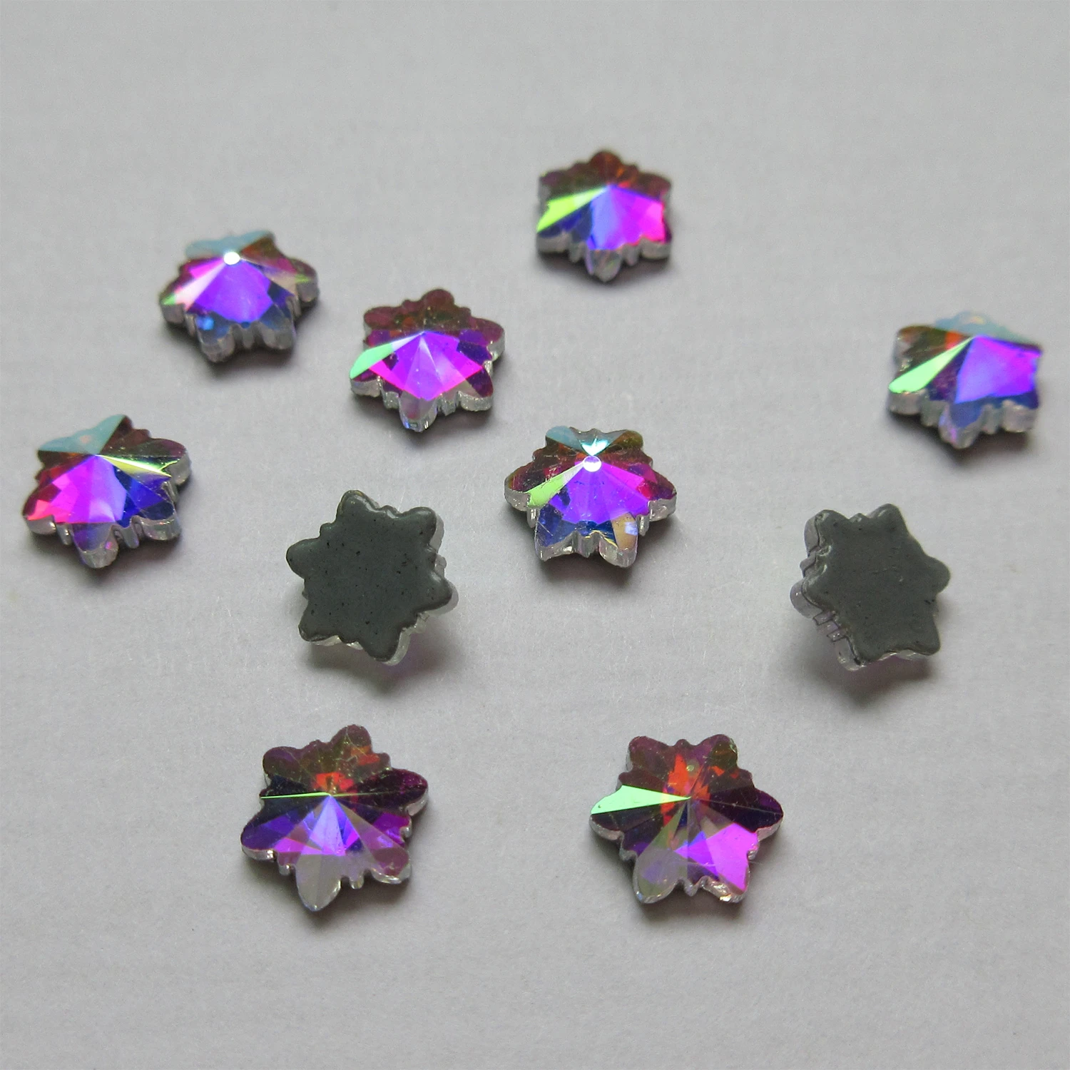 Стразы с ледяными цветами 6 мм стразы плоским основанием для горячей