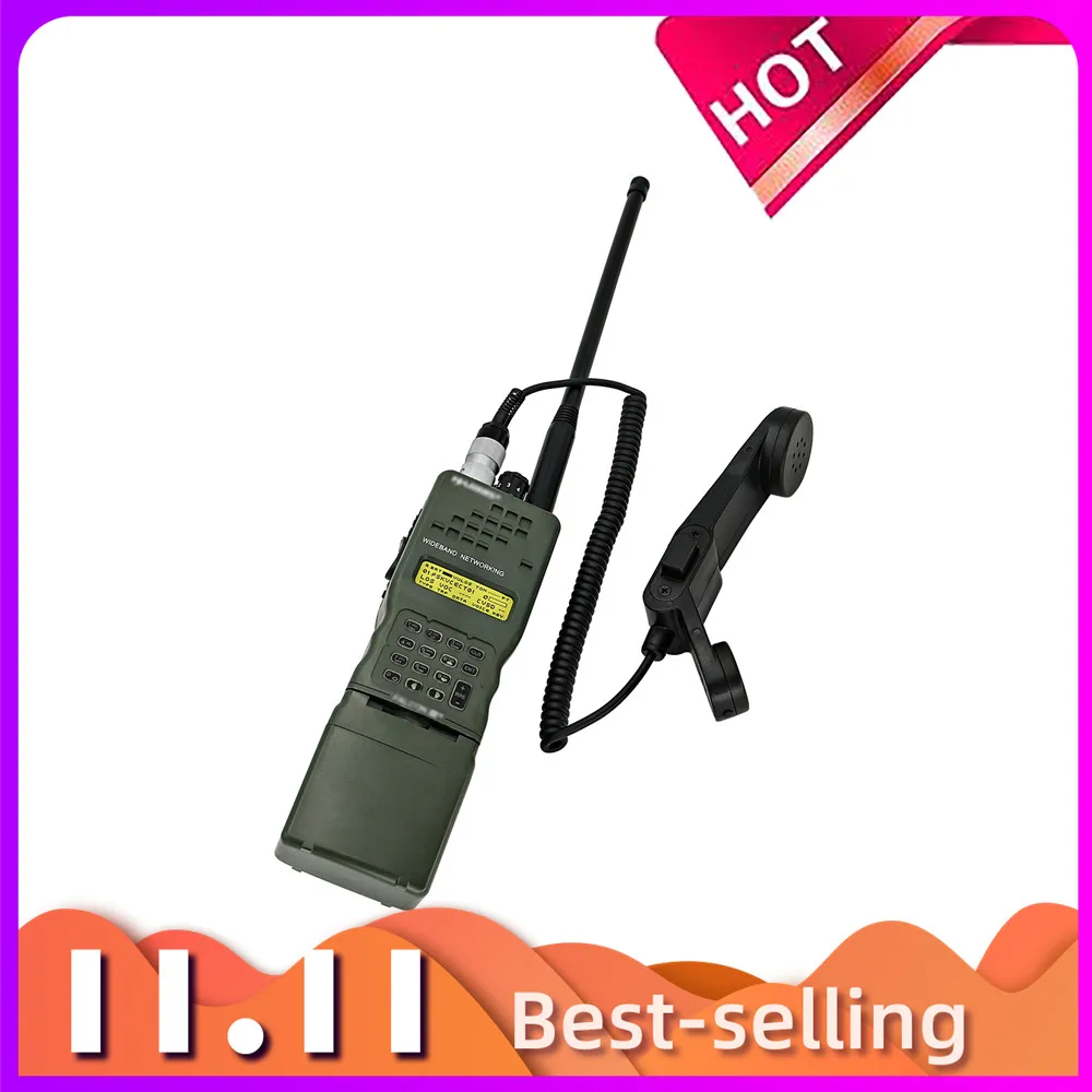

PRC 152 PRC152A Harris Dummy Radio Case,Military Talkie-Walkie Model No Function+H250 Handheld Speaker Microphone 6 Pin Ptt