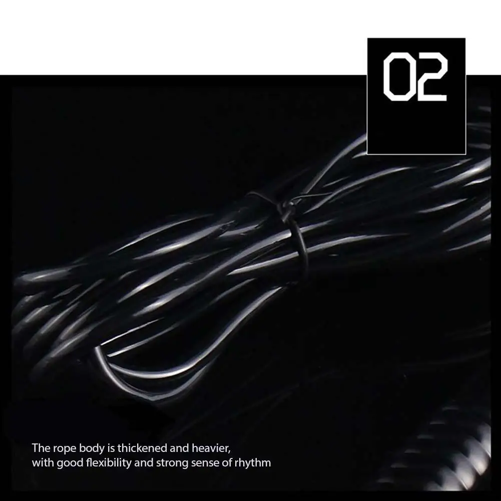 

3M Skipping Rope Gym Exercise Jump Rope Aluminium Handle Steel Rope Fitness Training Equipment