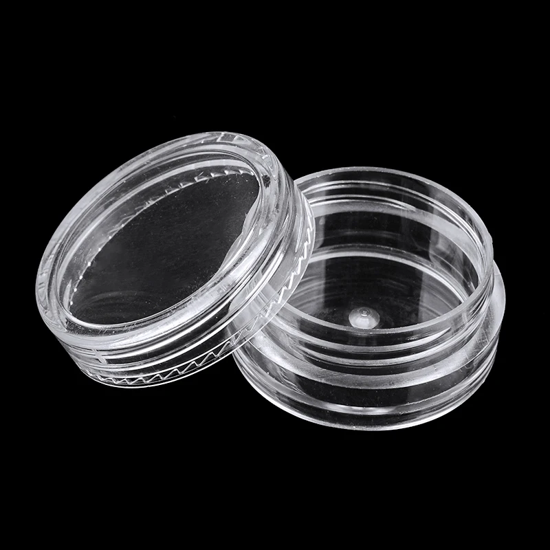 

20pcs 5g Small Cosmetic Makeup Pots Empty Clear Jar Art Container Face Cream Sample Pots Gel Box Lotion Store Refillable Jar