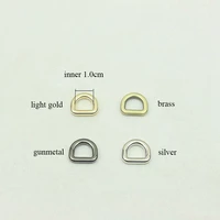 5pcs 10mm inner o d ring metal dee buckles backpack strap belt dog pet collar webbing clasp diy leather craft bags accessories
