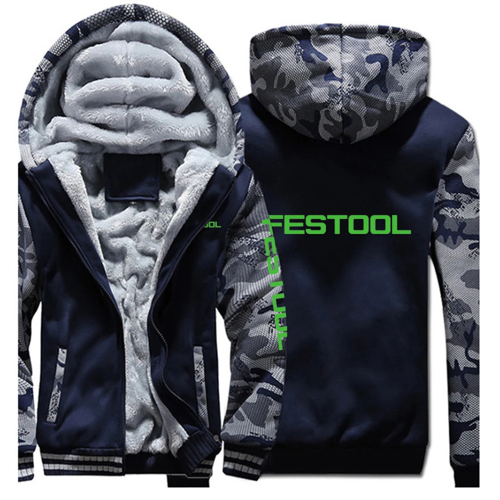 

2021 FESTOOL Custom Hoodies Men for Print Zipper Comfortable Jacket Sweatshirts Thicken Hoodie Coat Clothing Casual Sweatshirts