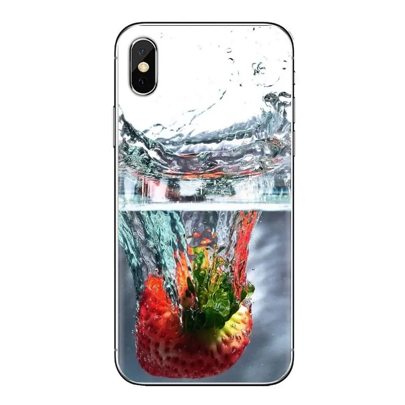 Strawberry Water Splash Wallpaper Phone Skin Cover For Huawei Nova 2 3 2i 3i Y6 Y7 Y9 Prime Pro GR3 GR5 2017 2018 2019 Y5II Y6II |