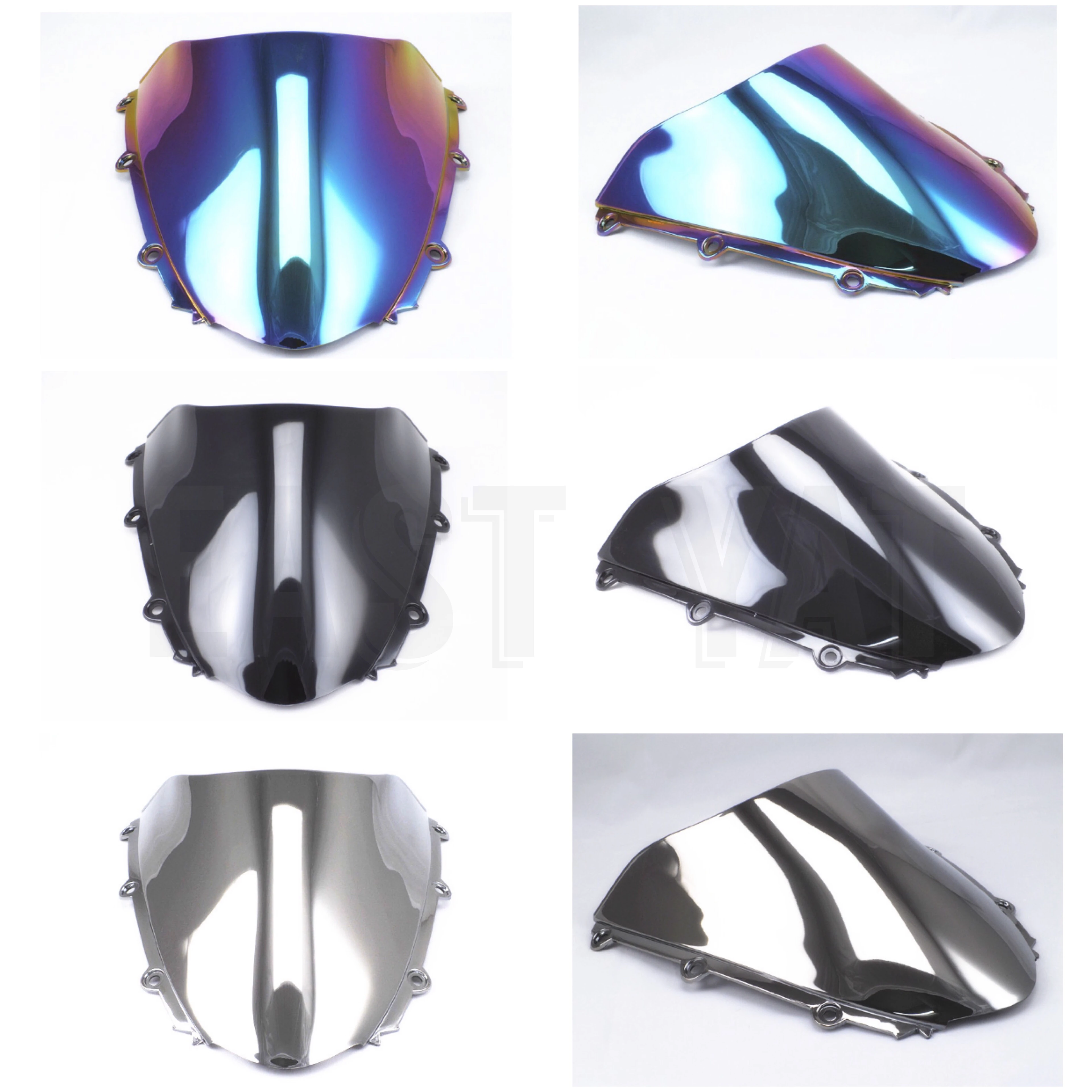 Лобовое стекло черный белый синий подходит для Honda CBR1000RR CBR1000 CBR1000R 04 05 06 07 лет