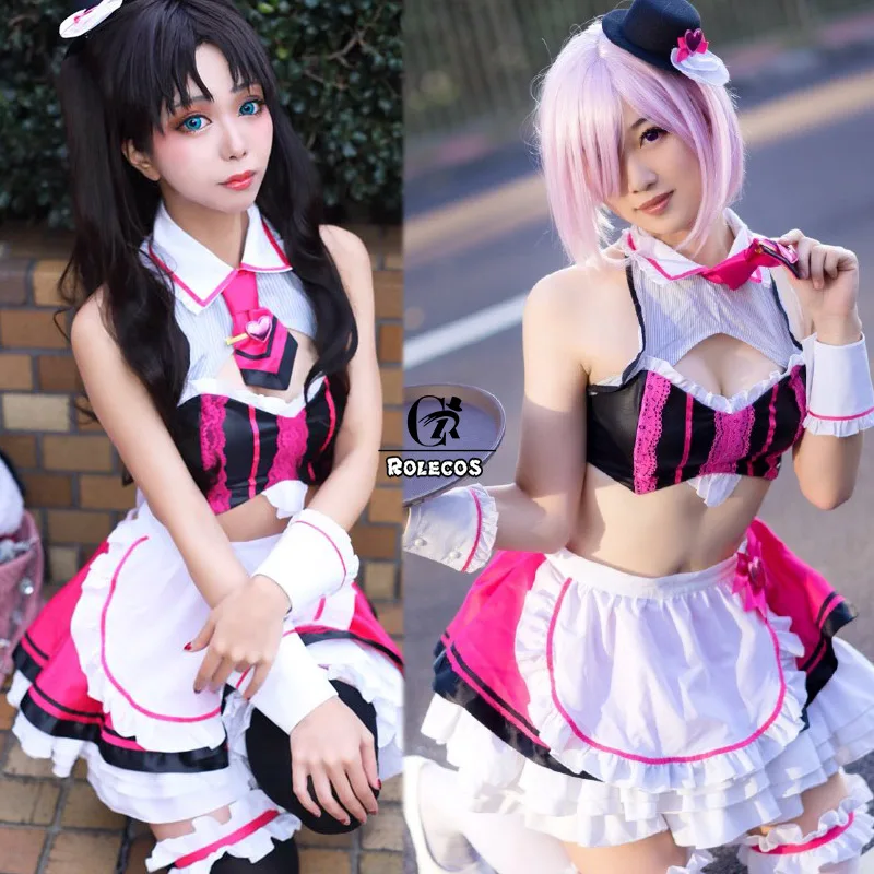 ROLECOS Новое поступление игровой FGO Косплей Костюм Tohsaka Rin День Святого Валентина