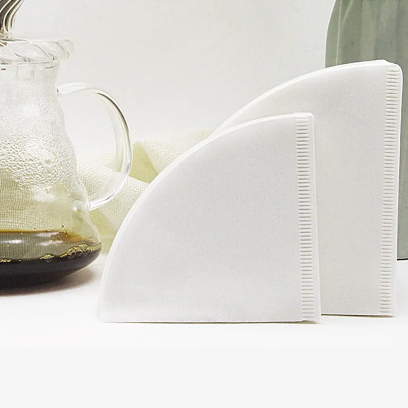 

50 шт. конусный ручной капельный фильтр для кофе для дома офиса путешествий «сделай сам» капельный фильтр бумага для кафе DFK889