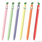 Чехол для Apple Pencil 1 2, мягкий силиконовый, совместимый со стилусом и планшетом для iPad