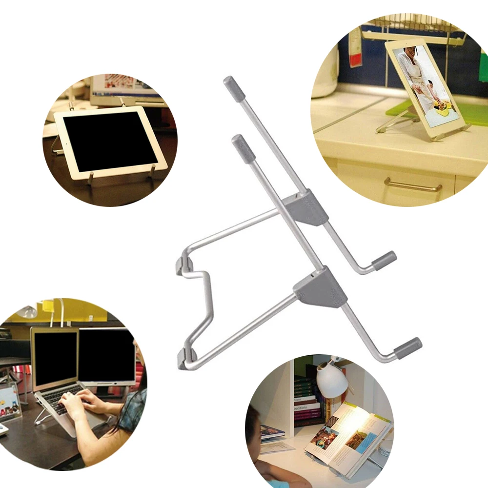 

Складная портативная подставка для ноутбука 10-17 дюймов, регулируемый угол обзора/высота