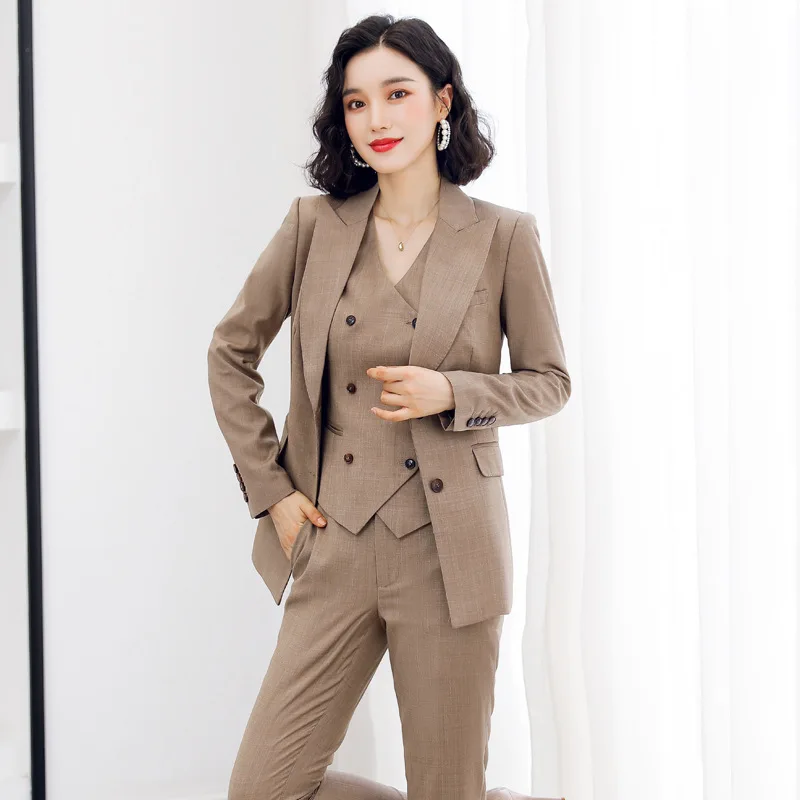 

2021 professional wear women's suit Korean fashion work clothes office attire women professional clothes for women