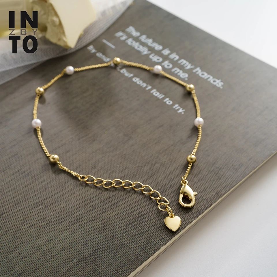 Into zby трендовые жемчужные бусинки ножные браслеты ювелирные изделия Boho 2020 летние