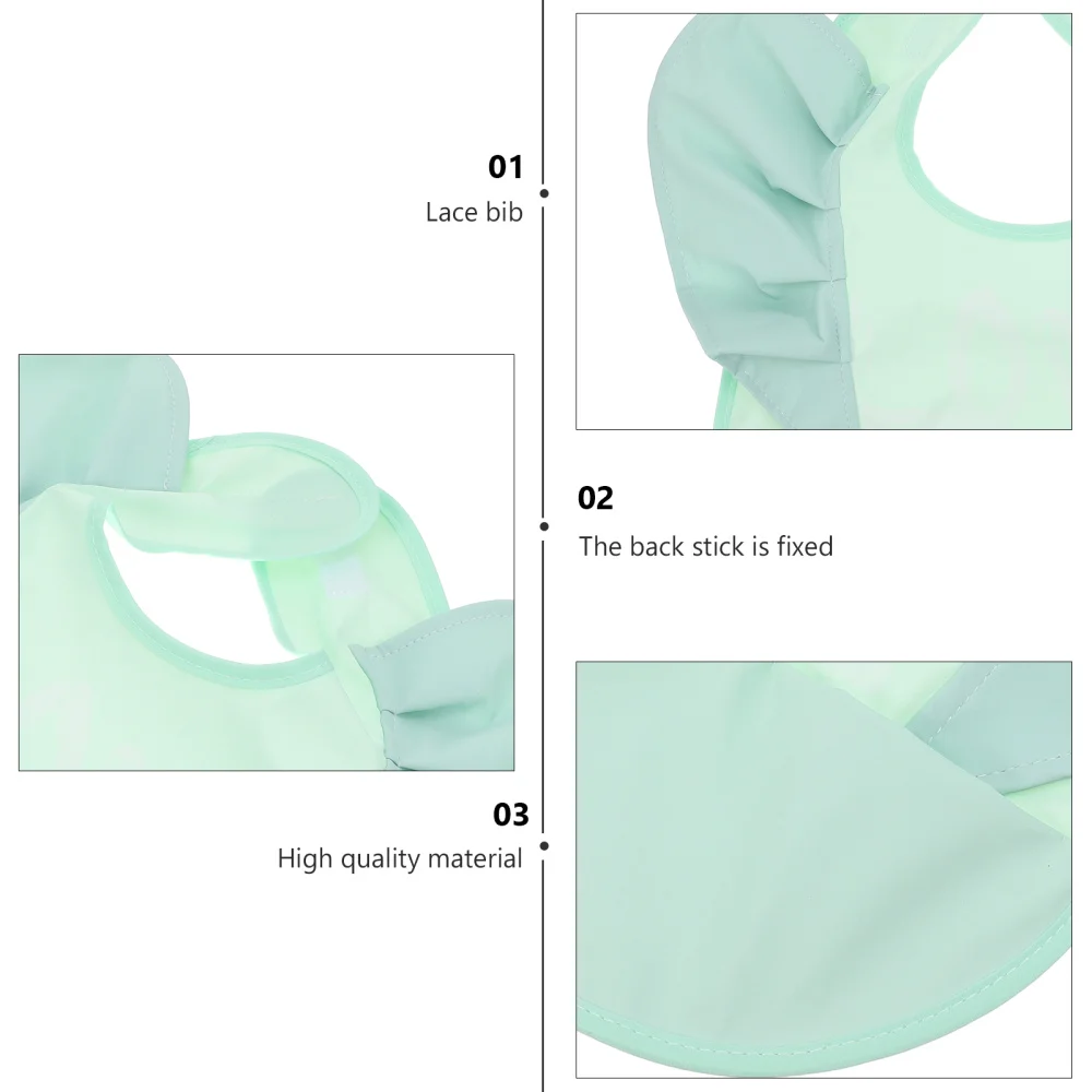 

Baby Drooling Eating Teething Bibs Apron Nursery School Meal Time Apron
