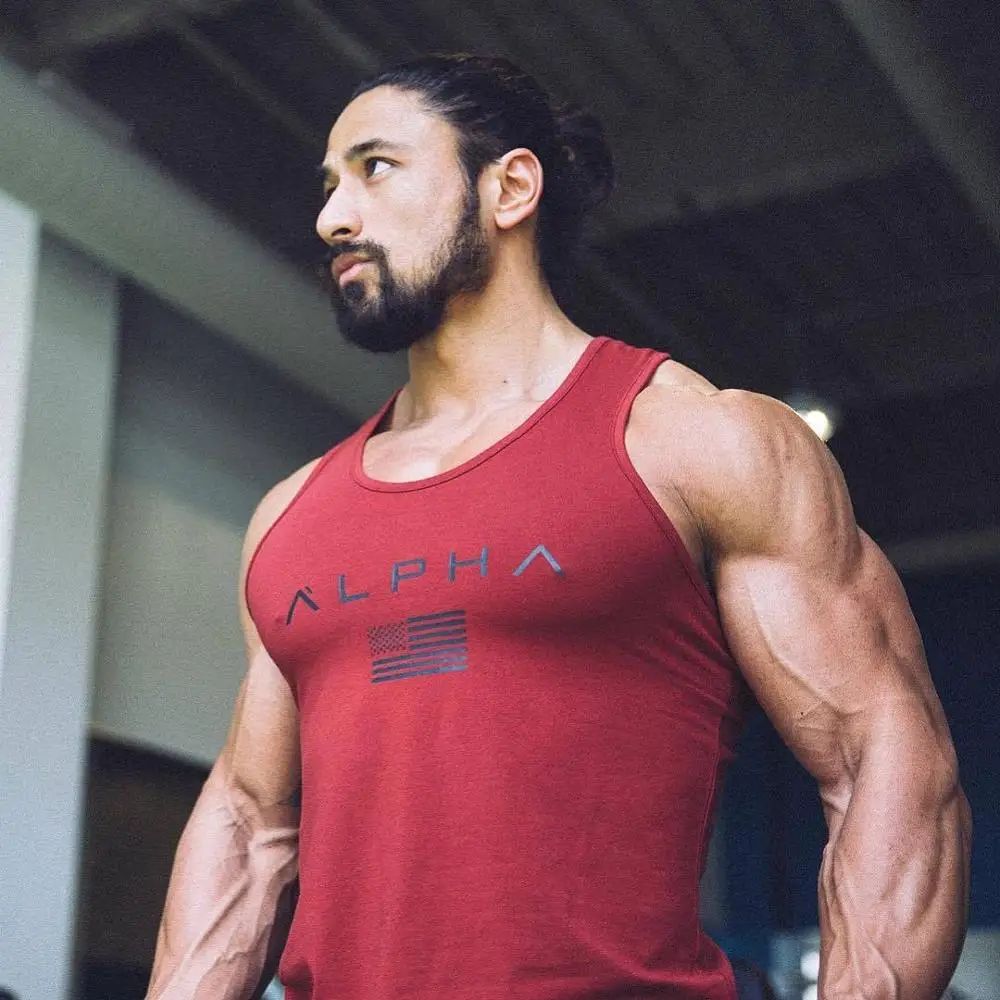 Новинка 2020 мужская майка для бега без рукавов бодибилдинга спорта фитнеса