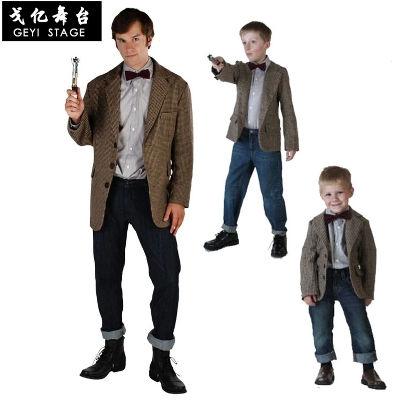 

Free Shipping Cosplay Costume Doctor Who Eleventh Doctor Matt Smith Uniform Halloween Christmas Anime Anime Game for adult men