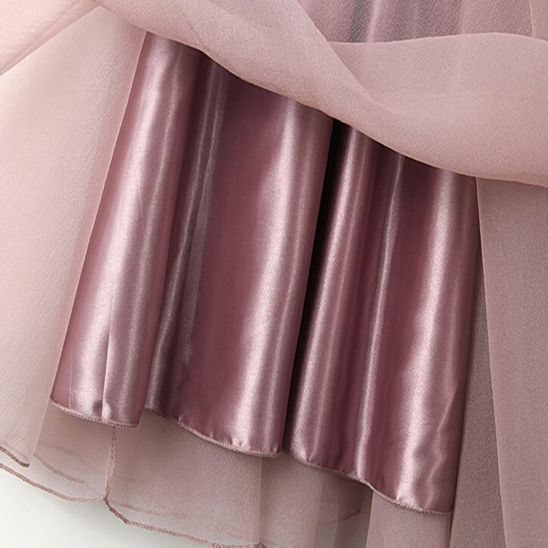 

Zoulv 2021 Wild Half -Length Skirt and Long Sections New Fashion Temperament Bow Waist Organza Tutu Skirts