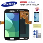 ЖК-дисплей для Samsung Galaxy S4 Mini I9190 i9192 i9195, ЖК-дисплей, сенсорный экран, дигитайзер, Замена с рамкой