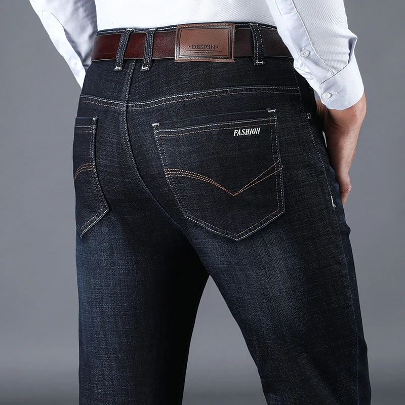 Брюки мужские прямые повседневные 2 цвета 29 42|Мужские джинсы| |