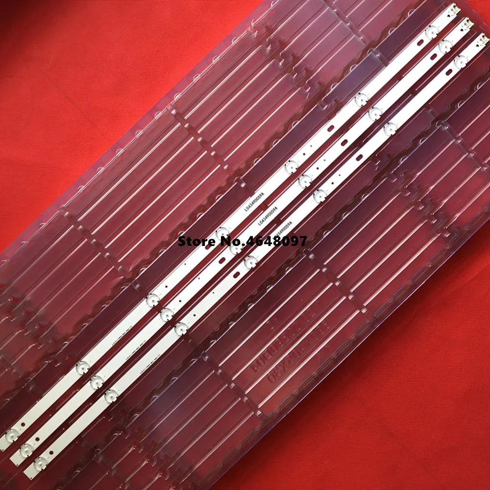 New3set = 9 шт. 7 светодиодный s 830 мм подсветка полосы для LG ТВ 43UJ634V 43LJ61_FHD_L LC43490059A LC43490058A