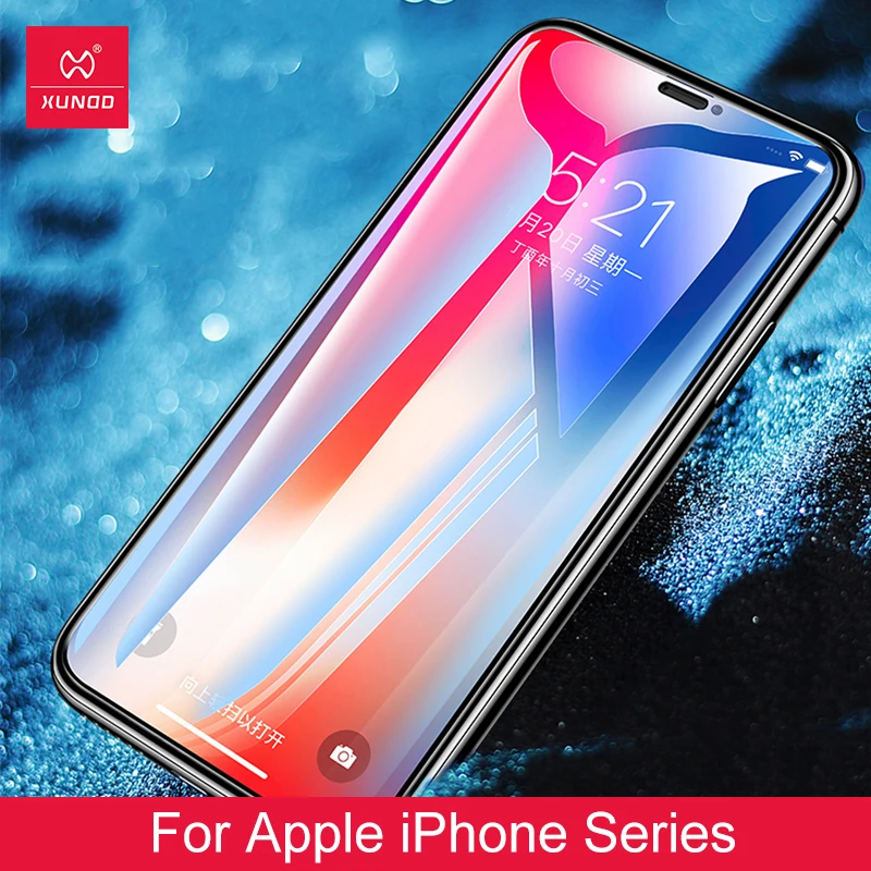 Для iPhone 6 6s plus 7 7s X XS max XR защитное закаленное стекло 2.5D 9H полная защитная пленка для