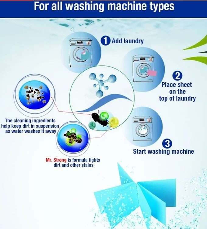 Новые листы для стирки Прачечная Таблетки супер концентрированная повседневная