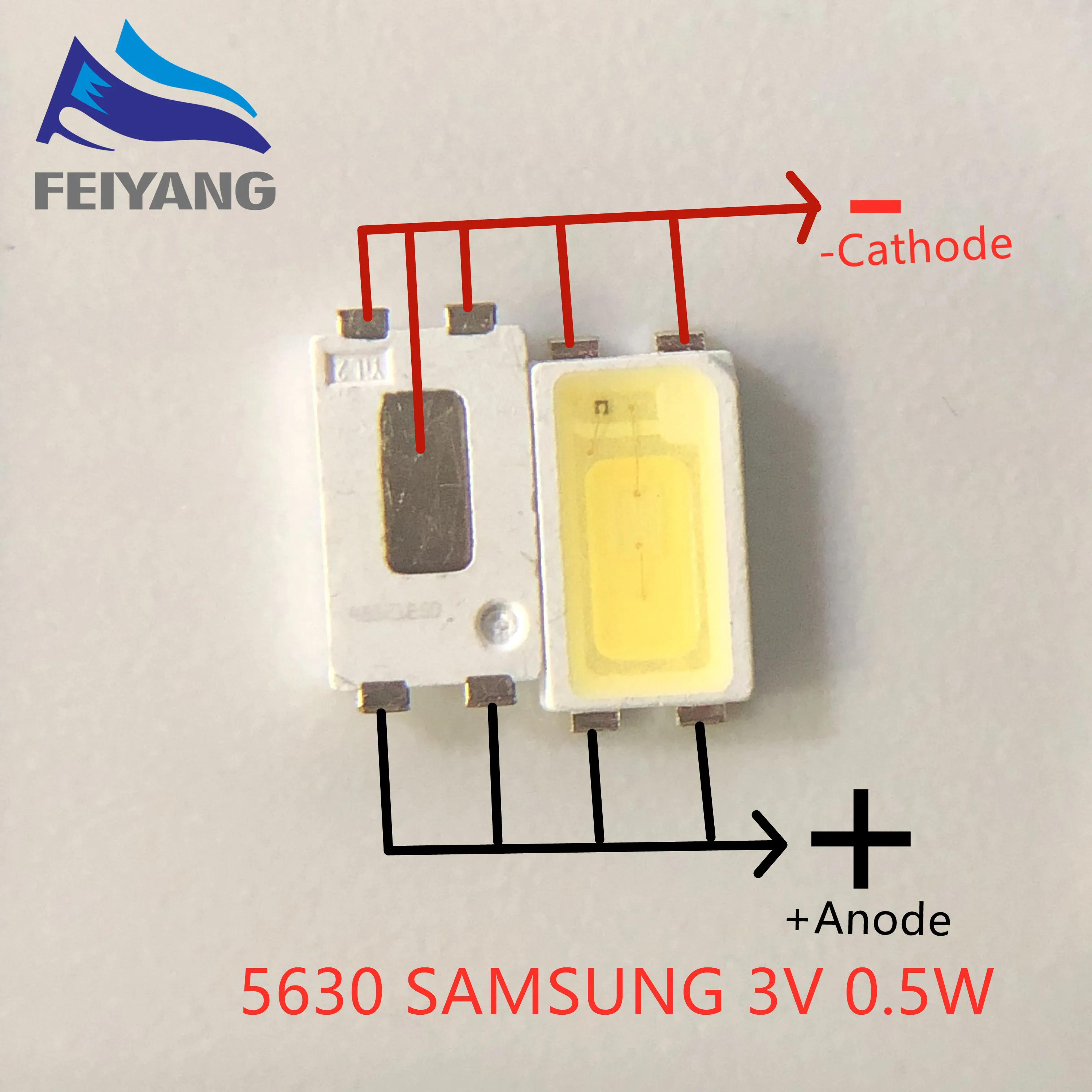 500 шт. для SAMSUNG подсветка 0 5 Вт 3В 5630 холодный белый ЖК-дисплей ТВ Приложение
