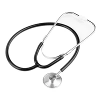 single head medical cardiology cute emt stethoscope for doctor nurse vet medical student light weight aluminum chest piece