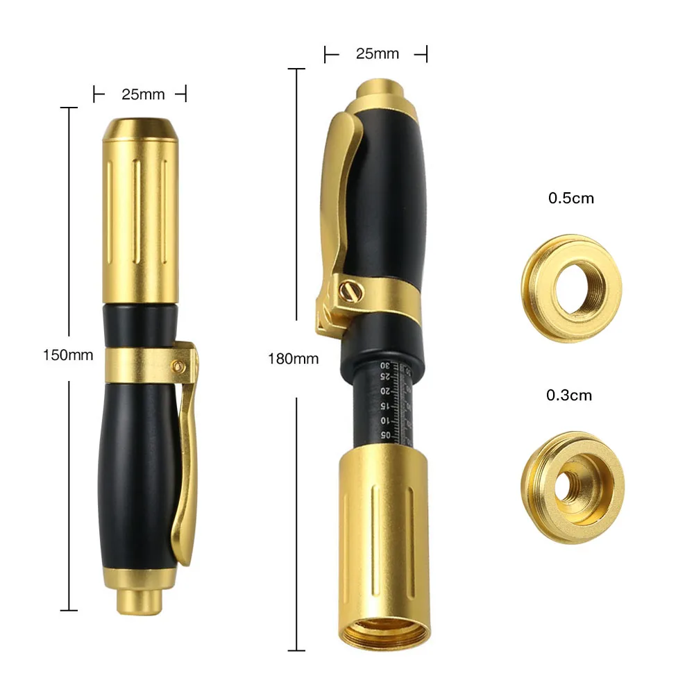 Ручка с гиалуроновой кислотой Высокоплотный Металл высокого давления для защиты